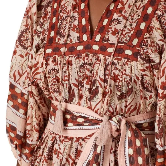 Cleobella Magdalena Mini Dress Boho Floral Print - Picture 4 of 8